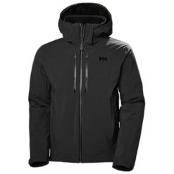 Kurtka narciarska Helly Hansen alpha lifaloft. Czarne kurtki męskie Helly Hansen, na zimę, m, bez wzorów, eleganckie, bez kaptura. Za 2,326.50 zł.