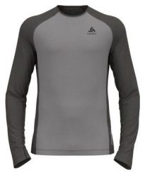 Bluza termiczna męska Odlo Natural Performance PW 150 BL Top Crew Neck LS. Szare bluzy bez kaptura męskie Odlo, m, z materiału. Za 324.55 zł.