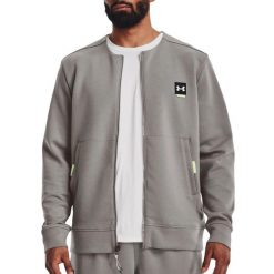 Bluza męska UNDER ARMOUR SUMMIT KNIT GRAPHIC FZ. Szare bluzy bez kaptura męskie Under Armour, m. Za 249.99 zł.