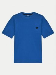 Guess T-Shirt L4YI08 K8HM4 Niebieski Regular Fit. Niebieskie t-shirty chłopięce Guess, z aplikacjami, z bawełny, bez ramiączek. Za 59.99 zł.