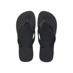 Sandały Havaianas Basic Top Czarny. Czarne sandały męskie Havaianas, z materiału, bez zapięcia. Za 98.05 zł.