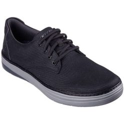 Buty sportowe męskie Skechers Hyland Ratner. Czarne buty fitness męskie Skechers, bez zapięcia, na fitness i siłownię. Za 390.00 zł.