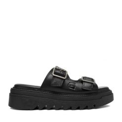 Klapki G-Star Raw. Czarne klapki damskie G-Star Raw, bez wzorów, bez obcasa. Za 249.99 zł.