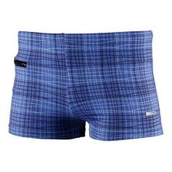 Bokserki kąpielowe męskie Beco granatowe. Niebieskie kąpielówki męskie 47 Brand, m, bez wzorów, z elastanu. Za 239.99 zł.