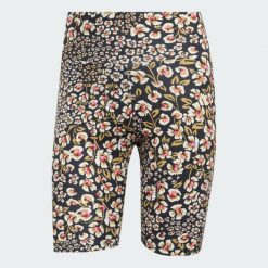 Szorty rowerowe adidas x Farm Rio. Białe spodenki sportowe damskie Adidas, m, z dzianiny, na fitness i siłownię. Za 179.00 zł.