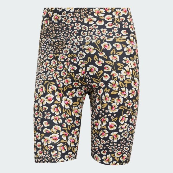 Szorty rowerowe adidas x Farm Rio. Białe spodenki sportowe damskie Adidas, m, z dzianiny, na fitness i siłownię. Za 179.00 zł.