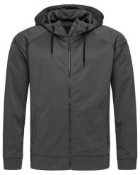 Kurtkobluza, Kurtka, Bluza Grafitowa, Sportowa, 100% ACTIVE-DRY Poliester. Szare bluzy sportowe męskie Stedman, bez wzorów, z materiału, klasyczne, bez kołnierzyka, bez ramiączek. Za 167.00 zł.
