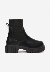 Czarne Botki Otong. Czarne botki dziewczęce Born2be, bez wzorów, z jeansu, bez ramiączek. Za 169.99 zł.