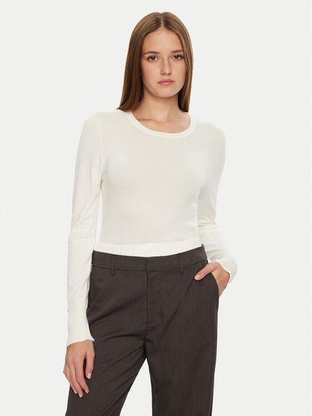 Brave Soul Sweter LK-248HOLLYIVR Écru Regular Fit. Swetry klasyczne damskie Brave Soul, xs, z syntetyku, bez kołnierzyka. Za 69.99 zł.