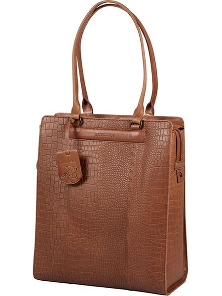 Burkely Skórzana torebka "Casual Carly" w kolorze jasnobrązowym - 33,5 x 39 x 12 cm rozmiar: onesize. Brązowe torby na laptopa damskie Burkely, bez wzorów, z materiału. Za 358.45 zł.
