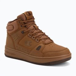 Buty Champion RD18 WTR Mid Cut. Brązowe buty sportowe na co dzień damskie CHAMPION, bez wzorów, z gumy. Za 339.99 zł.