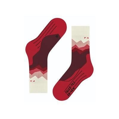 Skarpety damskie Falke Tk2 Crest. Czerwone skarpetki damskie Falke, bez wzorów. Za 171.00 zł.