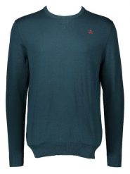 The Time of Bocha Sweter w kolorze morskim rozmiar: XL. Niebieskie swetry męskie The Time of Bocha, xl, bez wzorów, z bawełny, bez kołnierzyka. Za 149.66 zł.
