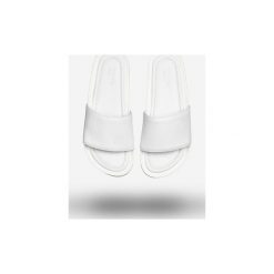 Klapki Kubota Premium White Plain. Białe klapki damskie Kubota, ze skóry. Za 199.99 zł.
