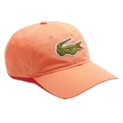 Czapka z daszkiem dla dorosłych Lacoste. Brązowe czapki męskie Lacoste, na lato, bez wzorów, z bawełny, eleganckie. Za 160.16 zł.
