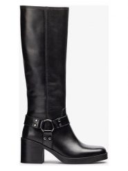 Unisa Skórzane kozaki w kolorze brązowym rozmiar: 38. Brązowe kozaki damskie Unisa, bez obcasa. Za 385.62 zł.