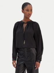 JOOP! Bluzka Brigida 30100470 Czarny Regular Fit. Czarne bluzki damskie Joop!, bez wzorów, z syntetyku, bez ramiączek. Za 699.99 zł.