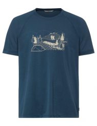 Koszulka Vaude Gleann T-Shirt II. Niebieskie t-shirty męskie Vaude, s, bez wzorów, z elastanu, bez kołnierzyka. Za 159.49 zł.