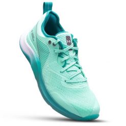 Buty treningowe damskie UNDER ARMOUR HOVR Omnia. Zielone obuwie treningowe damskie Under Armour, na fitness i siłownię. Za 379.99 zł.
