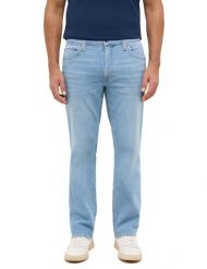 Męskie Spodnie jeansowe Mustang Style Tramper Straight Denim Blue 1016437 5000 402. Niebieskie spodnie materiałowe męskie Mustang, bez wzorów, z denimu. Za 219.99 zł.