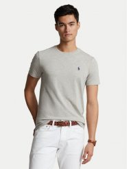 Polo Ralph Lauren T-Shirt Bsr 710680785 Szary Custom Slim Fit. Szare koszulki polo męskie Polo Ralph Lauren, m, bez wzorów, z bawełny, bez ramiączek. Za 229.99 zł.