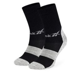 Skarpety długie Reebok. Czarne skarpetki męskie Reebok, bez wzorów. Za 59.99 zł.