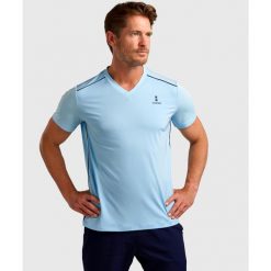 Koszulka sportowa męska Performance. Czerwone t-shirty sportowe męskie NORDICDOTS, l, z elastanu, bez ramiączek. Za 185.00 zł.