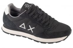 Buty sportowe Sneakersy męskie, Tom Solid. Czarne buty sportowe na co dzień męskie SUN68, z materiału, bez zapięcia, trekkingowe. Za 349.99 zł.