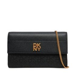 Torebka DKNY. Czarne torebki klasyczne damskie DKNY, bez wzorów, bez dodatków. Za 389.99 zł.