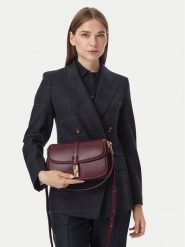 Tommy Hilfiger Torebka Th Heritage Conv Crossover AW0AW19321 Bordowy. Czerwone torebki klasyczne damskie Tommy Hilfiger, bez wzorów, ze skóry, bez dodatków. Za 649.99 zł.
