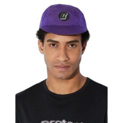 Czapka z daszkiem Circle Sportswear Run. Fioletowe czapki męskie CIRCLE SPORTSWEAR, bez wzorów. Za 295.00 zł.