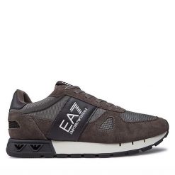 Sneakersy męskie EA7 Emporio Armani Legacy buty sportowe (X8X151-XK354-T995). Brązowe buty sportowe na co dzień męskie EA7, bez zapięcia. Za 659.00 zł.