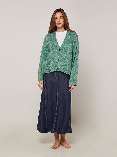 Rodier Kardigan w kolorze zielonym rozmiar: XL. Zielone kardigany damskie Rodier, xl, bez wzorów, z wełny. Za 260.99 zł.