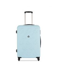 Semi Line Walizka średnia T5919-2 Błękitny. Niebieskie walizki Semi-line, bez wzorów, z tworzywa sztucznego, średnie. Za 159.99 zł.