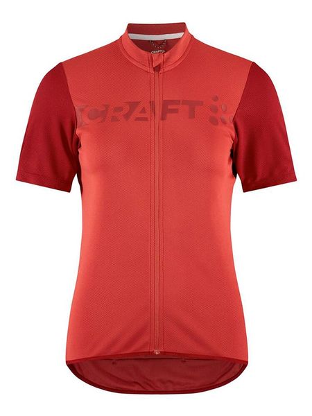 Craft Koszulka kolarska "Core Endur" w kolorze czerwonym rozmiar: XL. Czerwone bluzki sportowe damskie Craft, xl, bez kołnierzyka, bez ramiączek. Za 130.35 zł.