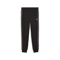 Męskie spodnie dresowe Essentials Tape PUMA. Czarne spodnie sportowe męskie Puma, z bawełny. Za 229.99 zł.