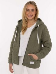 Zwillingsherz Bluza "Endless Love" w kolorze khaki rozmiar: S/M. Brązowe bluzy z kapturem damskie Zwillingsherz, m. Za 166.10 zł.