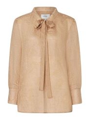 More & More Bluzka w kolorze jasnobrązowym rozmiar: 38. Brązowe bluzki damskie MORE & MORE, bez wzorów, bez kołnierzyka, bez ramiączek. Za 159.95 zł.