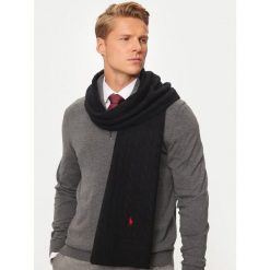 Szalik Polo Ralph Lauren. Czarne szaliki męskie Polo Ralph Lauren, bez wzorów. Za 569.99 zł.