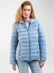 BIG STAR Kurtka pikowana w kolorze błękitnym rozmiar: S. Niebieskie kurtki damskie Big Star, s, bez wzorów, bez kaptura. Za 179.99 zł.