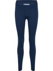 Damskie legginsy Hummel Elemental. Niebieskie legginsy damskie HUMMEL, s, bez wzorów, z bawełny. Za 191.00 zł.