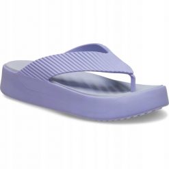 Japonki Dla Dorosłych Crocs Getaway Groove Platform Flip. Fioletowe klapki i japonki męskie Crocs, z materiału. Za 191.99 zł.