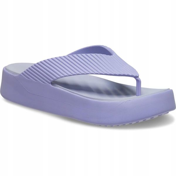 Japonki Dla Dorosłych Crocs Getaway Groove Platform Flip. Fioletowe klapki i japonki męskie Crocs, z materiału. Za 191.99 zł.