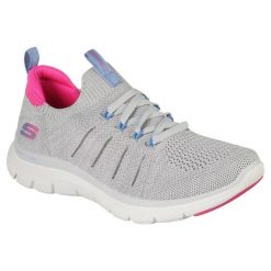 Buty do biegania Damskie Skechers. Szare obuwie do biegania damskie Skechers. Za 265.99 zł.