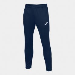 Spodnie do piłki nożnej męskie Joma Eco Championship długie. Niebieskie spodnie materiałowe męskie Joma, bez wzorów, sportowe. W wyprzedaży za 149.90 zł.