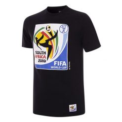 Koszulka dla dorosłych - Emblemat Mistrzostw Świata RPA 2010 - Czarny. Czarne t-shirty sportowe męskie COPA FOOTBALL, m, bez ramiączek, do piłki nożnej. Za 211.91 zł.