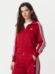 Adidas Bluza Firebird Classic KV9553 Czerwony Regular Fit. Czerwone bluzy bez kaptura damskie Adidas, xs, z syntetyku. Za 281.99 zł.