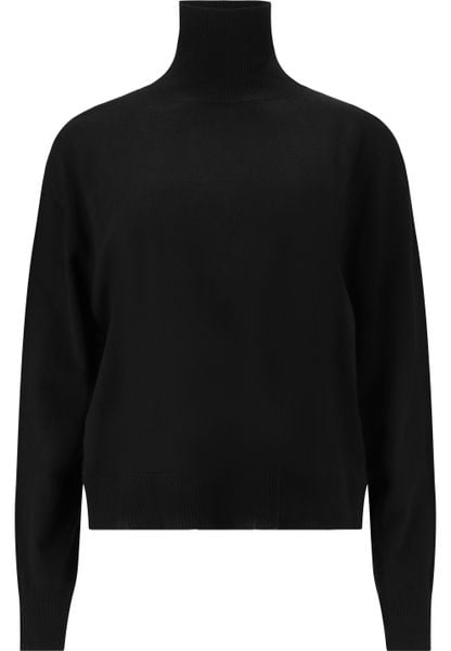 Damski sweter z golfem Athlecia Dava. Czarne golfy damskie Athlecia, bez wzorów, z elastanu, bez ramiączek. Za 194.00 zł.