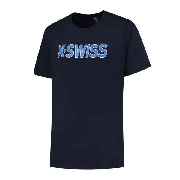 Kswiss Essentials T-shirt. Niebieskie t-shirty damskie K-Swiss, bez wzorów, bez kołnierzyka. Za 141.50 zł.
