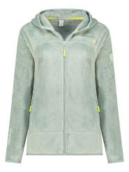 ANAPURNA Kurtka polarowa "Uternel" w kolorze miętowym rozmiar: M. Zielone kurtki damskie ANAPURNA, m, bez wzorów, z polaru, bez kaptura. Za 101.47 zł.